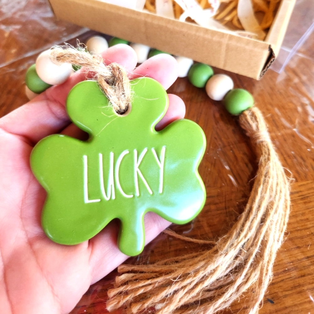 Rae Dunn LUCKY garland